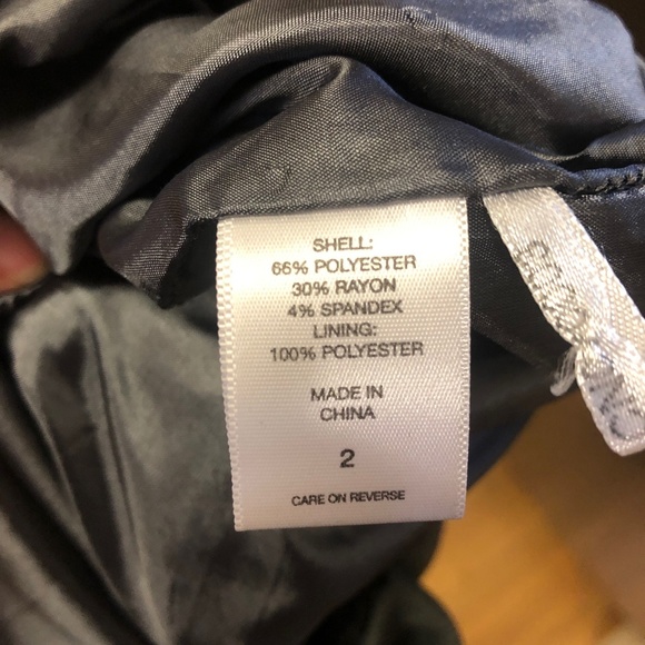 New York & Co Grey Square-Neck Dress | Size 2 - Picture 3 of 4